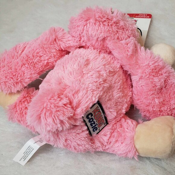 3 Dog Toys - KONG COZIE Plush Rabbit & Lion + ZIPPY PAWS Monkey & Banana Burrow - Picture 4 of 16